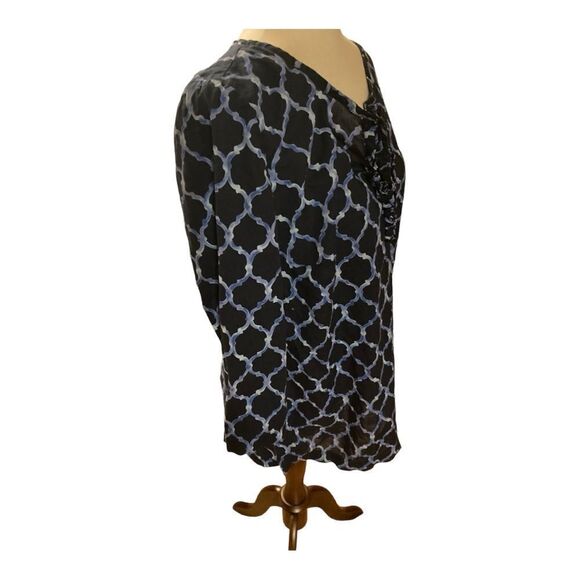 Charter Club Blue Moroccan Tunic - Picture 11 of 11